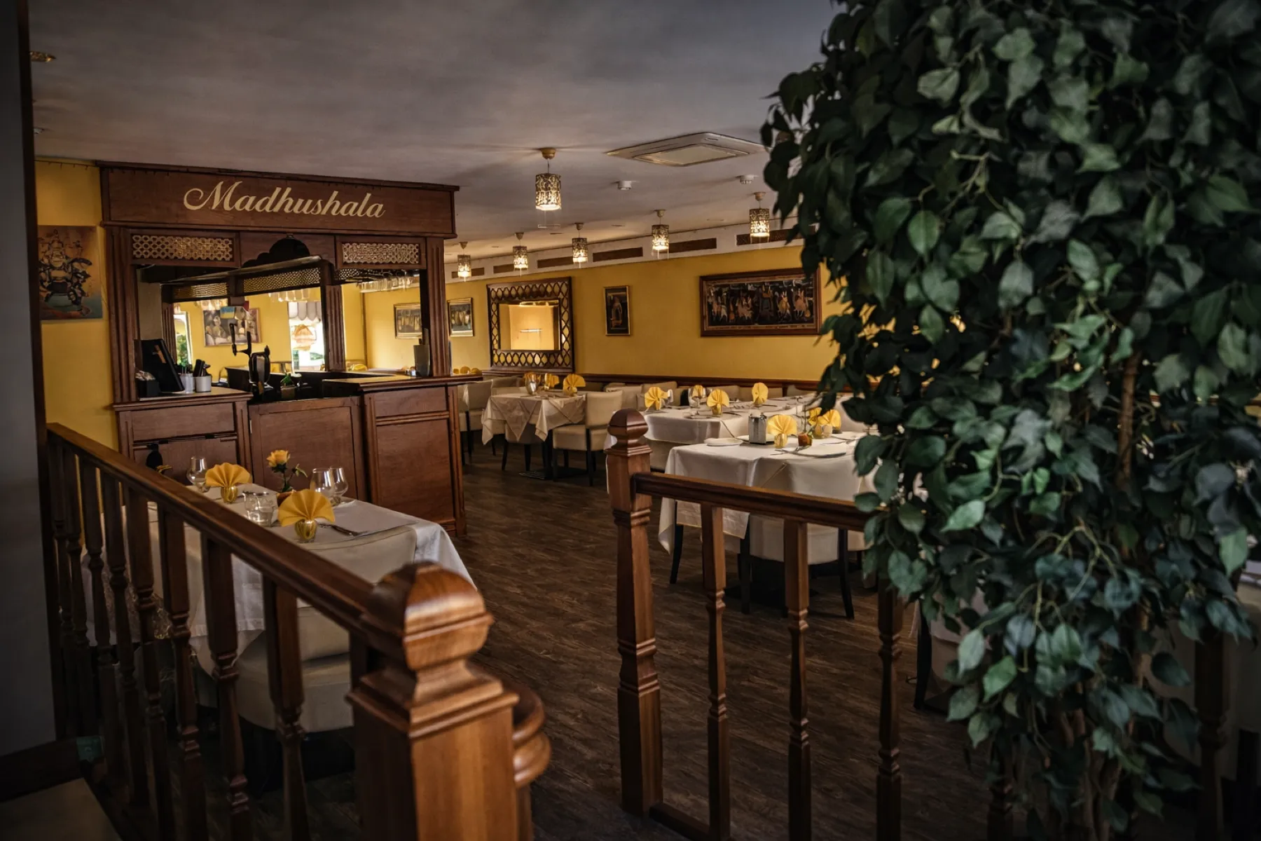Upstairs seating at Royal Darbar